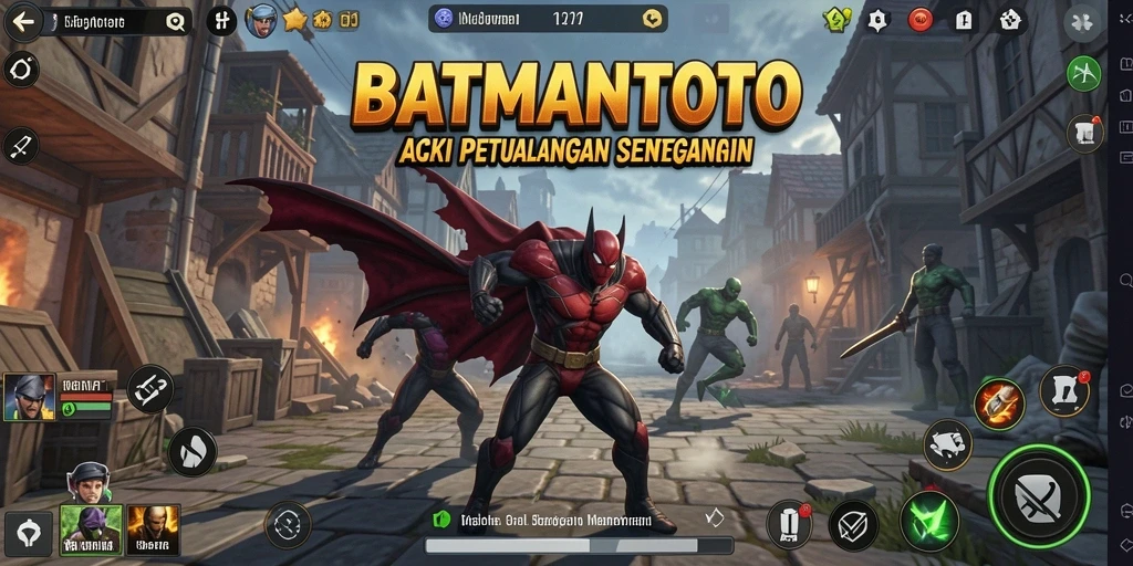 Screenshot gameplay <strong>BATMANTOTO</strong> menampilkan aksi seru dan menegangkan dengan grafis yang memukau.