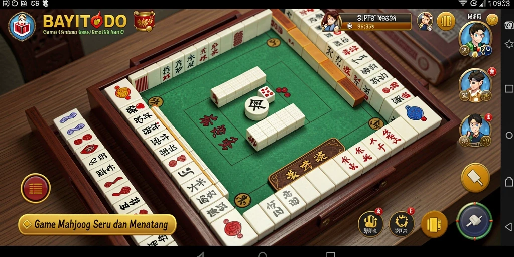 Tampilan gameplay seru dari game Mahjong BAYITOTO yang menantang.