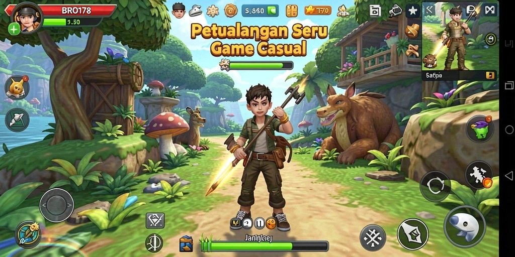 Menampilkan gameplay seru dan interaktif dari BRO178.