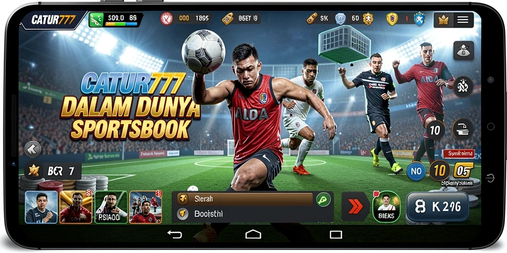 Tampilan utama gameplay CATUR777 untuk taruhan sportsbook yang menarik.