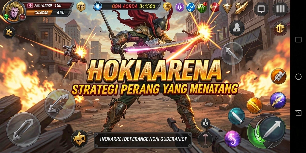 Tampilan gameplay HOKIARENA yang seru dan menantang.