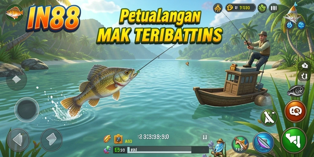 Gameplay IN88 yang menarik dalam pengalaman memancing.