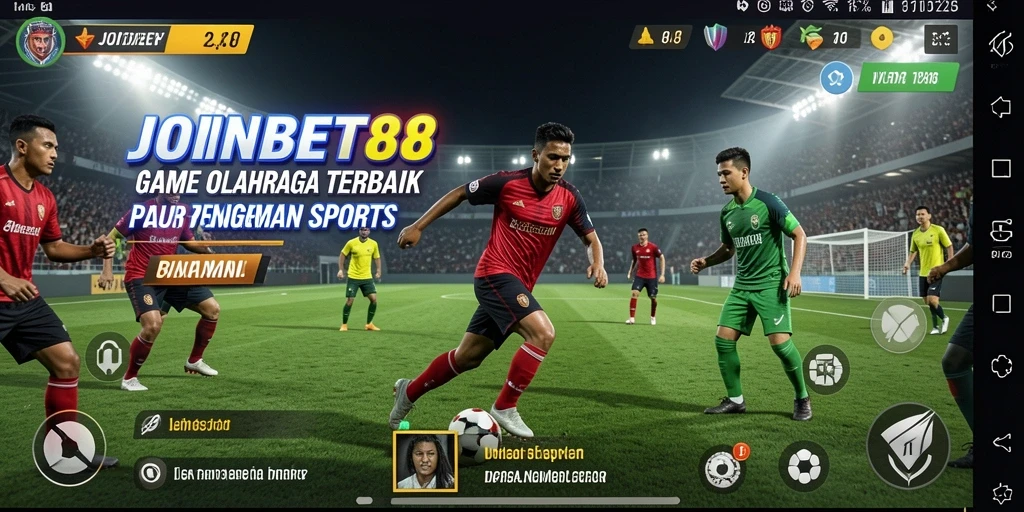 Tampilan utama permainan JOINBET88 yang penuh aksi olahraga.