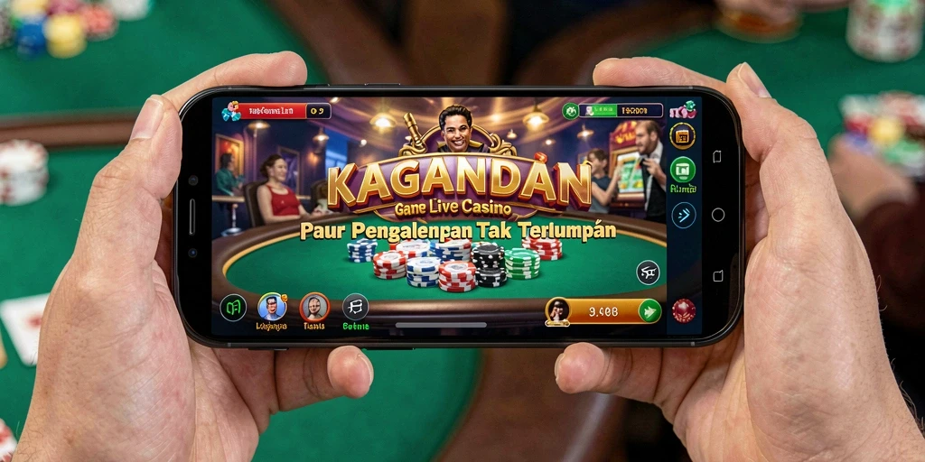 Gambaran gameplay Live Casino KAGANDAN yang menarik dan interaktif.