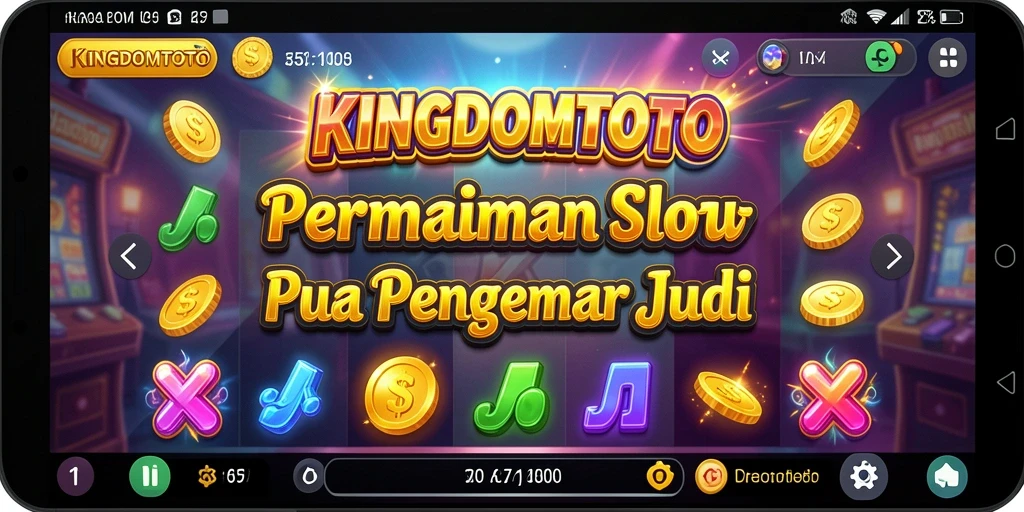 Screenshot KINGDOMTOTO menampilkan gameplay slot yang mengasyikkan.