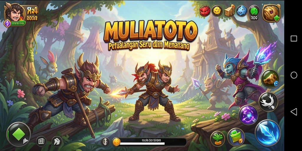 Tangkapan layar gameplay seru di dunia petualangan MULIATOTO.