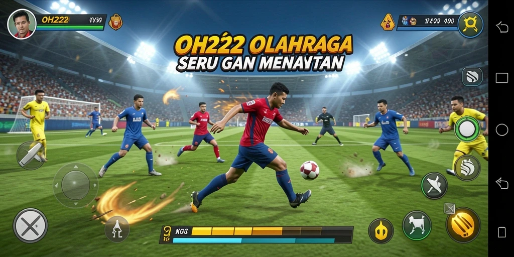 Tampilan menarik dari gameplay OLahraga di OH222.