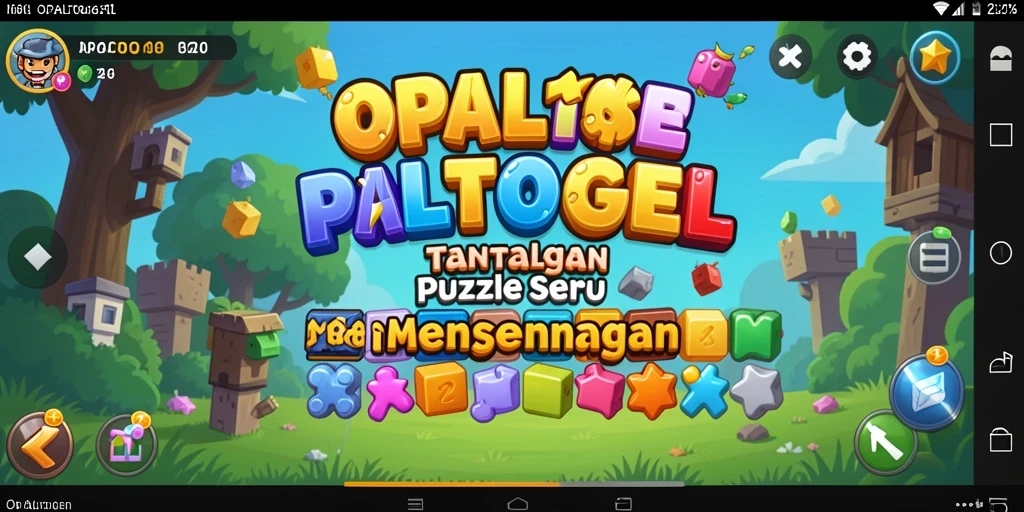 Screenshot utama OPALTOGEL menampilkan gameplay seru dan tantangan puzzle