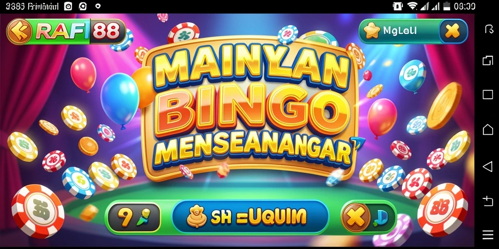 Tampilan gameplay Bingo yang seru dan menegangkan dari RAFI88.