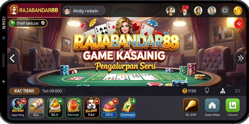 Tampilan menarik dari gameplay RAJABANDAR88 yang seru dan menantang.