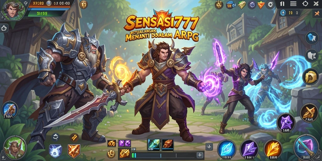 Tampilan gameplay SENSASI777 di dunia ARPG yang menarik.