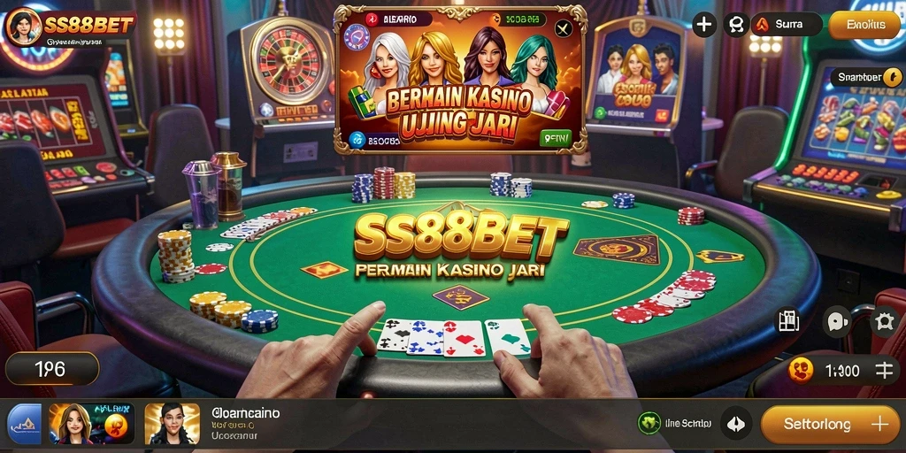 Screenshot SS88BET menampilkan gameplay kasino yang menarik dan interaktif.