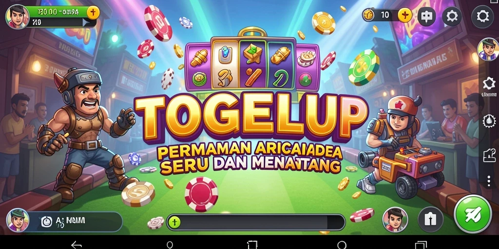Tangkapan layar TOGELUP menunjukkan aksi permainan Arcade yang mendebarkan.