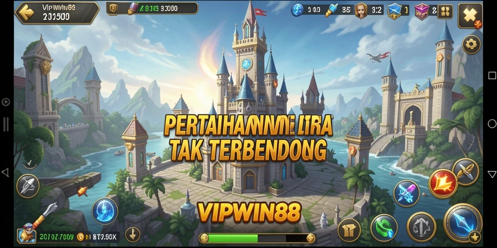 Tampilan gameplay menarik di VIPWIN88, siap menghadapi tantangan Tower Defense.