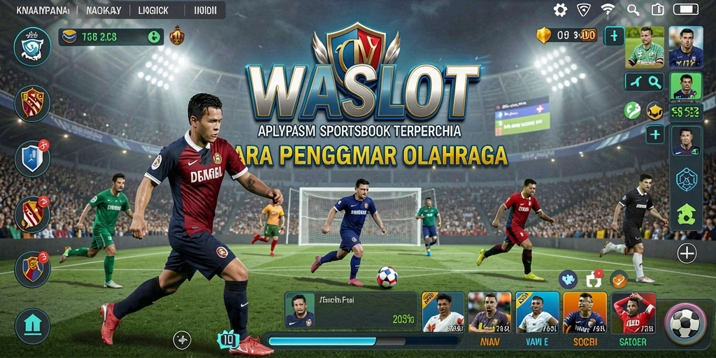 Screenshot utama WASLOT menampilkan antarmuka taruhan yang menarik dan informatif.